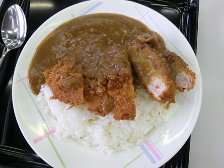 三元豚カツカレー大盛り