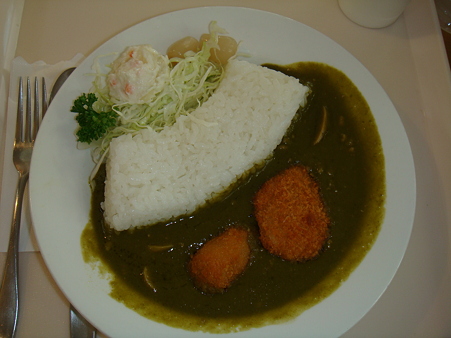 ダムカレー俯瞰w@黒部ダムレストハウス