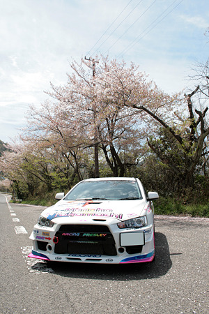 2012年桜と一緒に