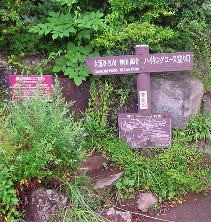早雲山登山口