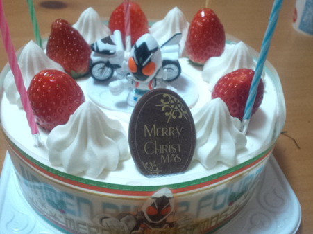 仮面ライダーフォーゼクリスマスケーキ