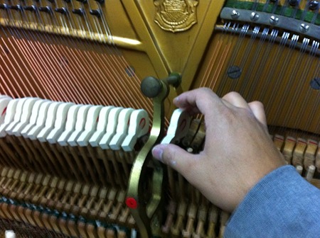 ハンマーヘッド取り付け作業