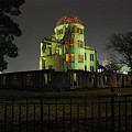 2007年12月21日広島　原爆ドーム夜景